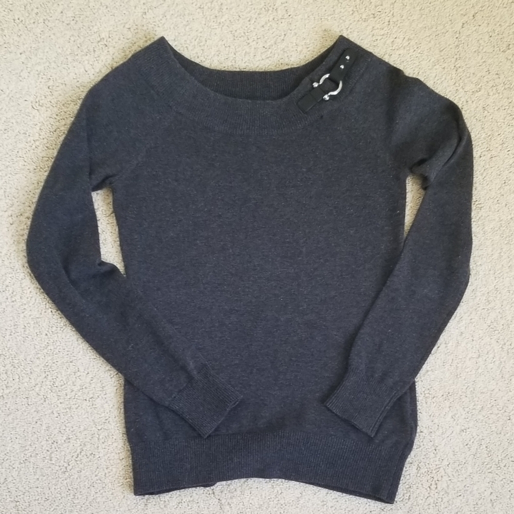 Lauren Ralph Lauren Classic Sweater with Buckle Decoration